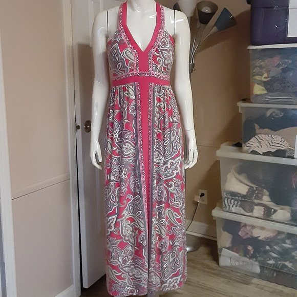 INC International Concepts Dresses & Skirts - INC Pink Paisley Maxi